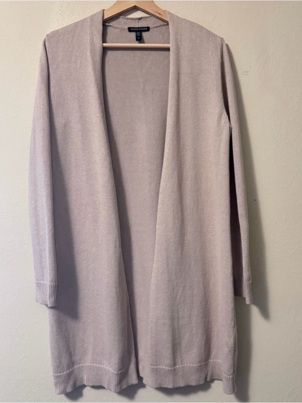 Eileen Fisher organic cotton/linen cardigan